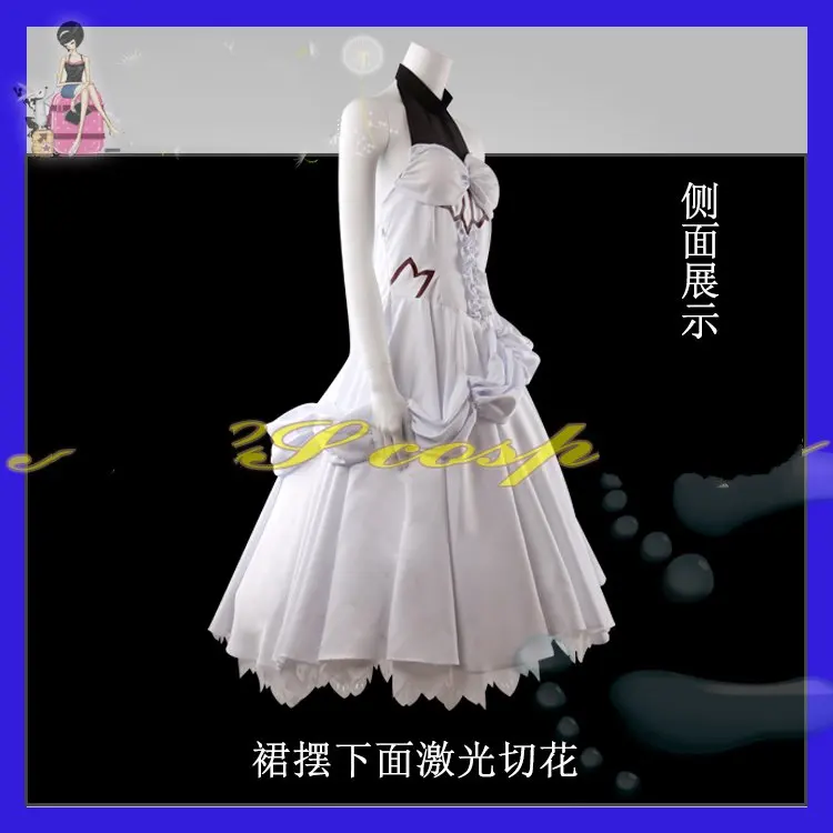 Fate/Apocrypha Frankenstein маскарадные костюмы сценическая перфорированная одежда, костюм для Хэллоуина для женщин полный комплект