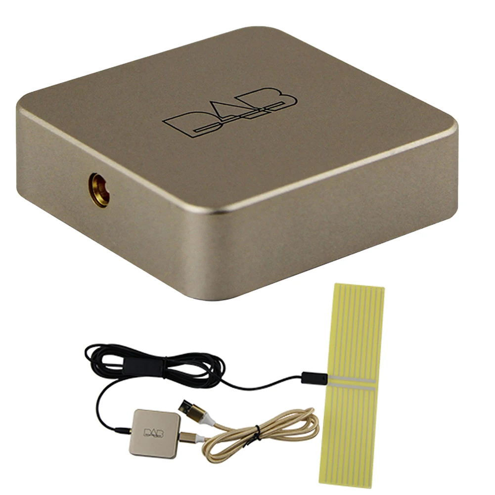 Digital Tuner Stable Stereo External DAB Small Accessory USB Receiver Radio Box Android Car Audio Low Voltage High Sensitivity | Автомобили