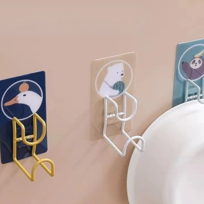 

Free Punching Washbasin Hook Kitchen Chopping Board Sticky Hook Wall Hanging Basin Frame Hanging Tub Storage Frame Hook Bathroom