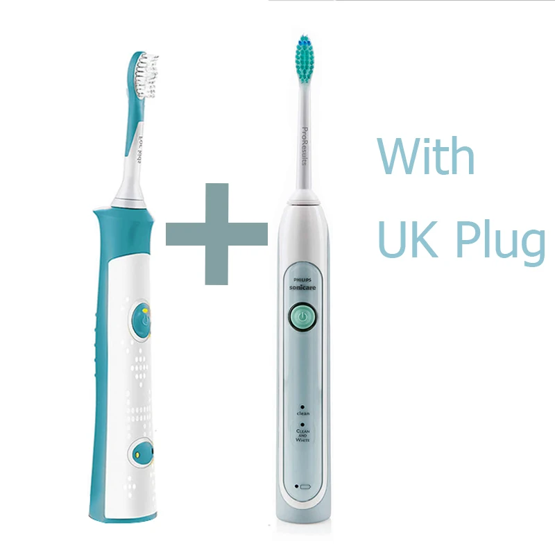 HX6314 Add UK Plug Philips Sonicare HX6314 электрические зубные щетки водонепроницаемые аккумуляторные с зарядной базой звуковые зубные щетки для детей и взрослых - Цвет: HX6314 Add UK Plug