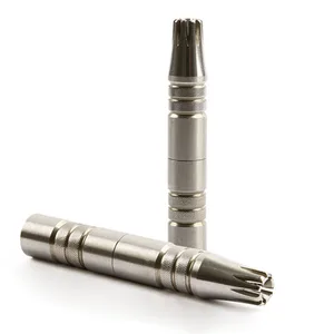 Портативный триммер для волос в носу, ручная бритва из нержавеющей стали для мужчин, Вращающаяся бритва для удаления волос в носу, ушах