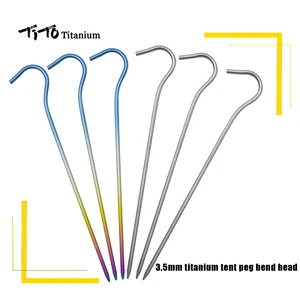 Колышки из титанового сплава для палатки, 128 шт., вспомогательная палатка колышков, диаметр 3,5 мм