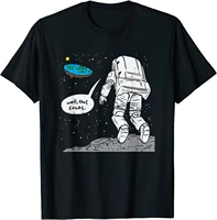 funny moon landing flat earth that sucks space t shirt cotton mens top t shirts casual tops tees latest customized