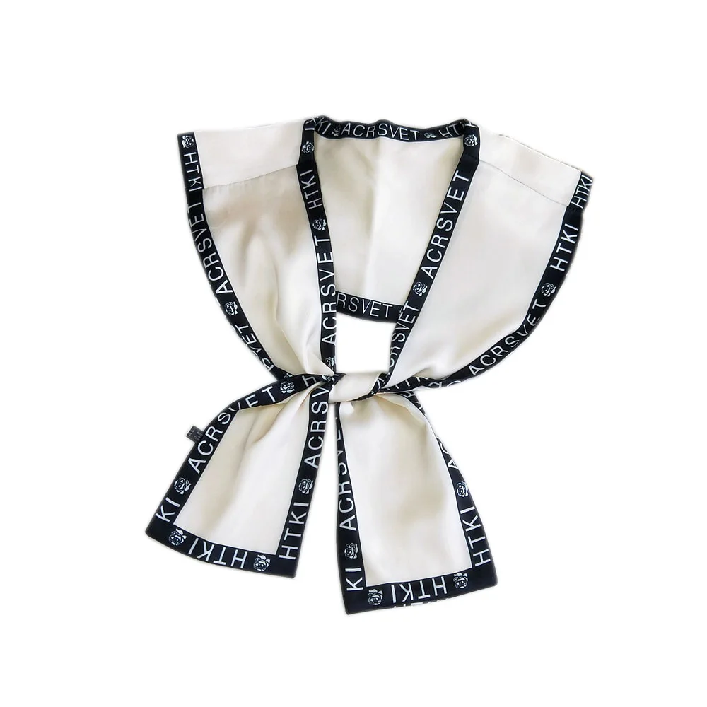 

Шелковый шарф шаль Для женщин плеча-галстуком-бабочкой женский шарф бандана головная Косынка пончо и накидки