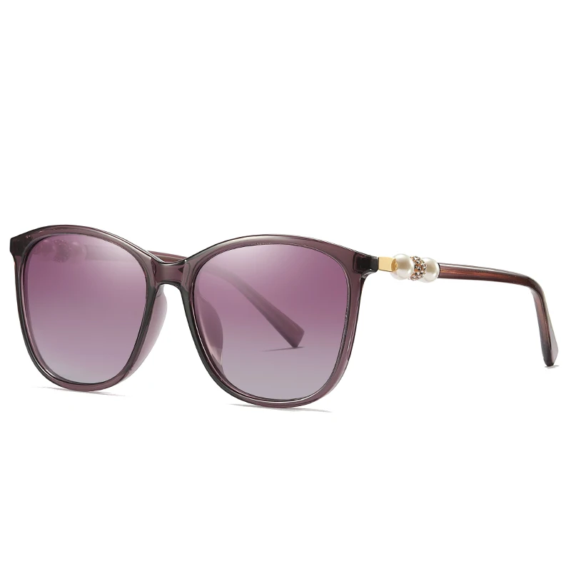 COOLSIR винтажные жемчужные солнцезащитные очки для женщин кошачьи Роскошные
