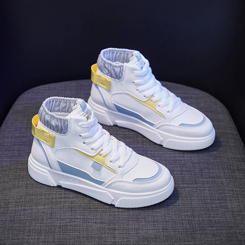 2021 New Sport Tennis Shoes for Women Chunky Leather Sneakers Outdoor Female Trainers Gym Fitness Athletic Shoes Tenis Feminino