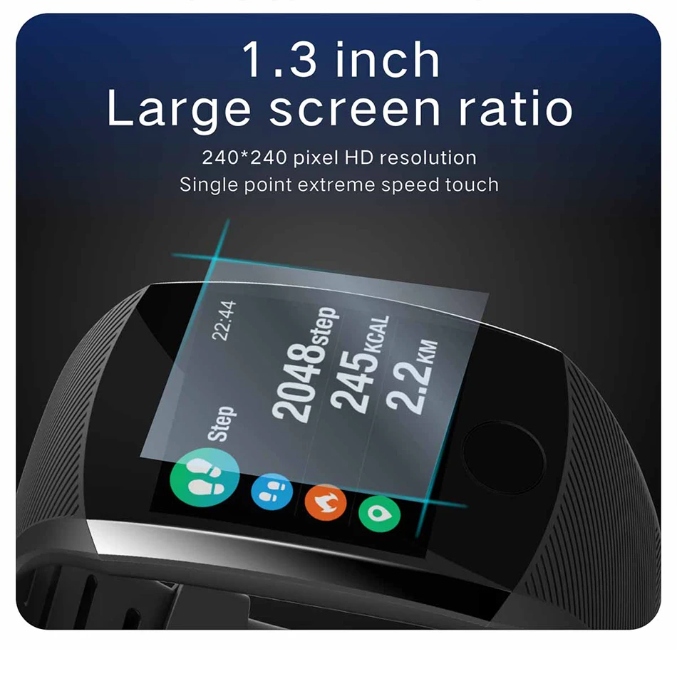 Digital Blood Pressure Monitor Tonometer On Wrist Medical Equipment Waterproof Portable Measuring Pressure Sport Wrist Watch