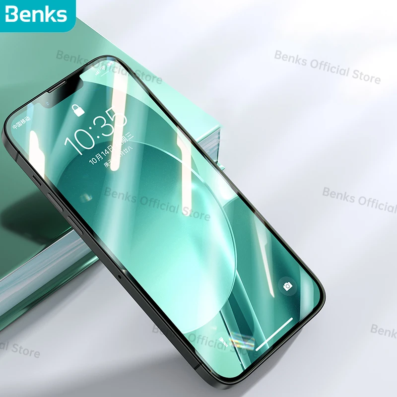 

Benks Новинка KR Взрывозащищенная пленка из закаленного стекла для iPhone 13 Mini Pro Max защита глаз HD ультратонкая пленка для телефона