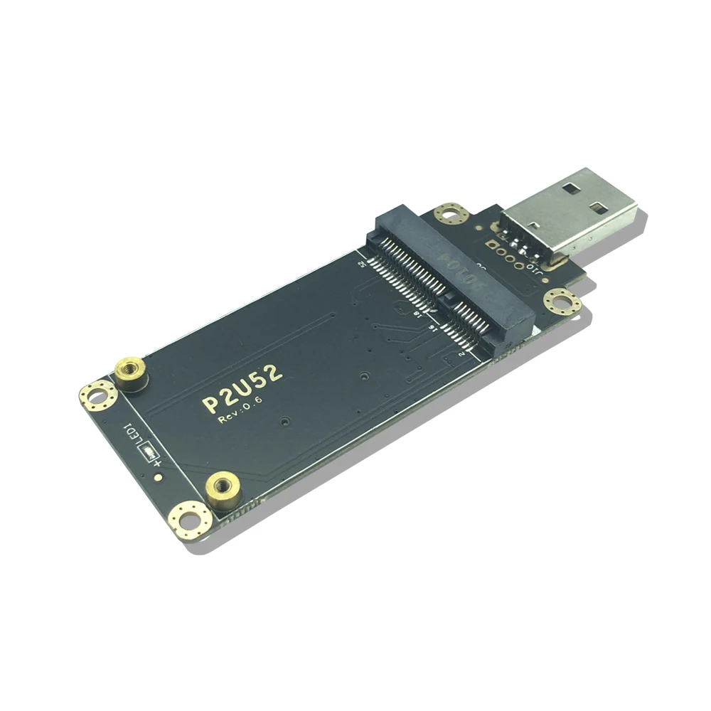 4G LTE промышленный мини PCIe к USB адаптеру со слотом для SIM карты WWAN/LTE 3G/4G
