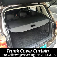 for volkswagen vw tiguan 2010 2018 cargo cover partition curtain screen shade trunk security shield rear auto accessories black