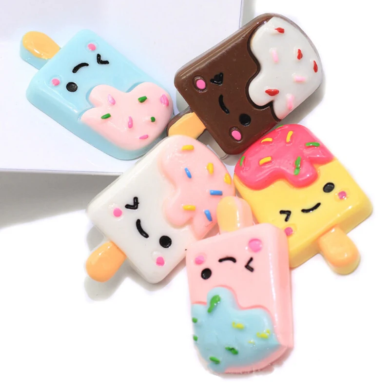 1/5 шт./лот миниатюрные игрушки для ролевых игр мини мороженое из смолы сделай сам