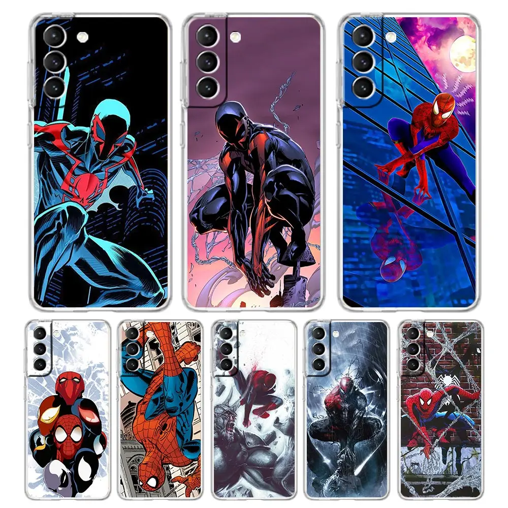 

Spider Man Movie Clear Case For Samsung Galaxy S21 S20 FE S10 Plus Note 20 Ultra 10 Lite S9 S8 S10e 9 Soft Shell Phone Cover Sac