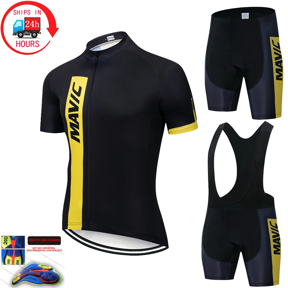 2021 Новинка mavic Pro велосипедная команда с коротким рукавом Maillot Ciclismo мужская
