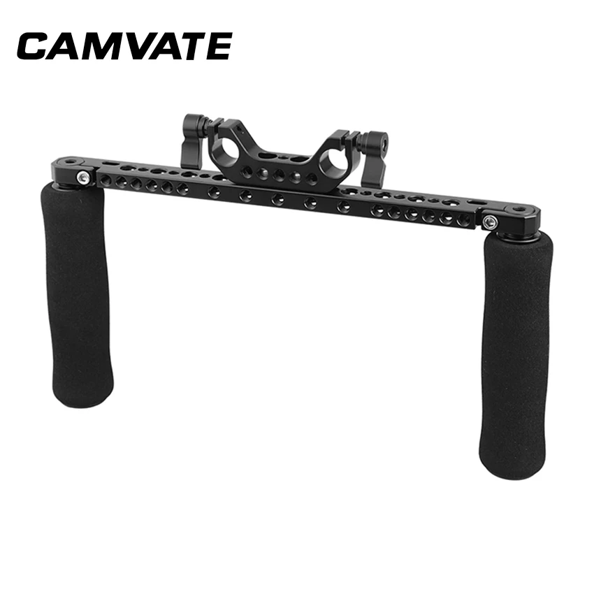 CAMVATE Универсальный губчатую ручку ручки с сыром Бар & 15 мм двойной стержень Зажим