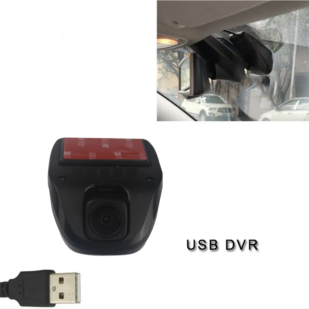 Автомобильное радио USB порт Автомобильная камера Dash Cam Full HD1080 dvd плеер 2 0 DVR для Android