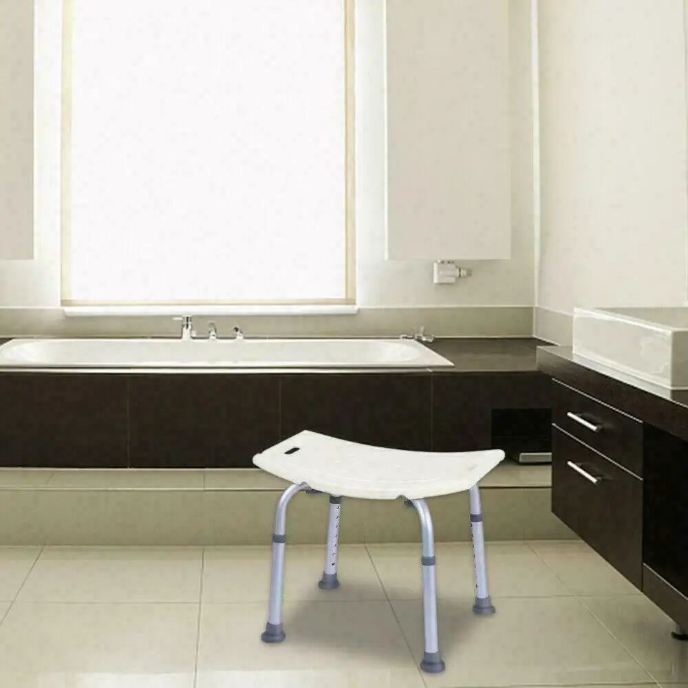 Пожилой стульчик для ванны и душа Регулируемый Медицинский 7 Высота скамейка