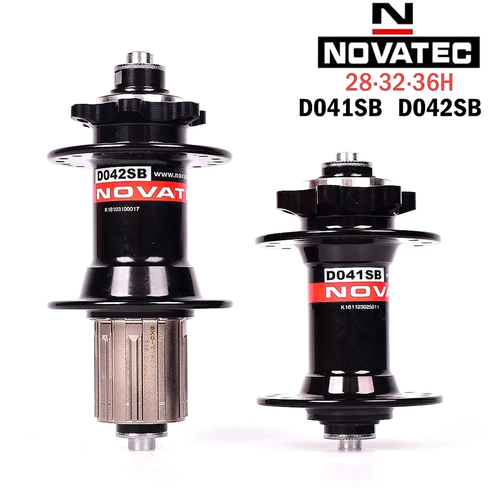 

Novatec Hub D041SB D042SB Mountain Bike Disc Card Brake 28/32/36 Holes MTB Road Bicycle Bearing Hubs QR 32H 8/9/10/11/12 Speed
