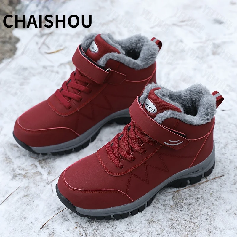 

QZ223 Зимние новые дизайнерские модные теплые ботинки на платформе готические Нескользящие мотоциклетные Ботильоны на танкетке повседневна...