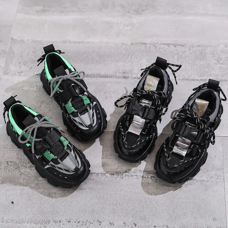 Женские повседневные туфли Осенние яркие износостойкие белые кроссовки на