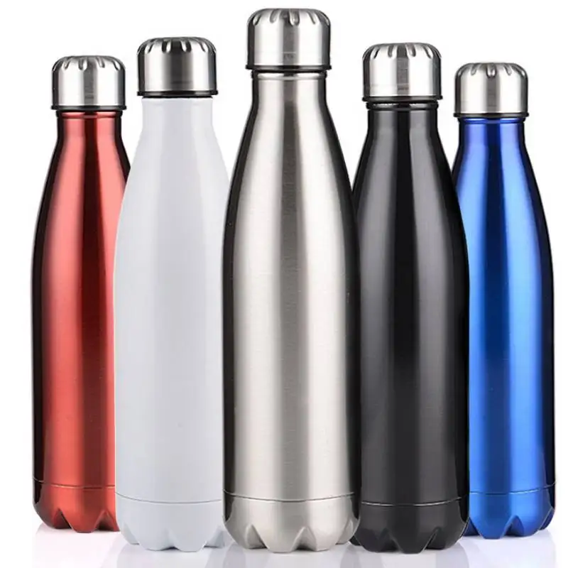 

500/750ml Double-Wall Insulated Vacuum Flask Stainless Steel Water Bottle BPA Free Thermos for Sport Water Bottles