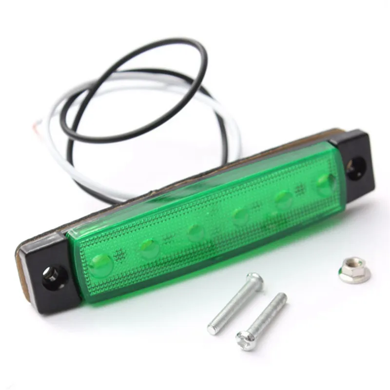 DC 24V 6 SMD светодиодный для автобуса грузовика прицепа боковой габаритный световой