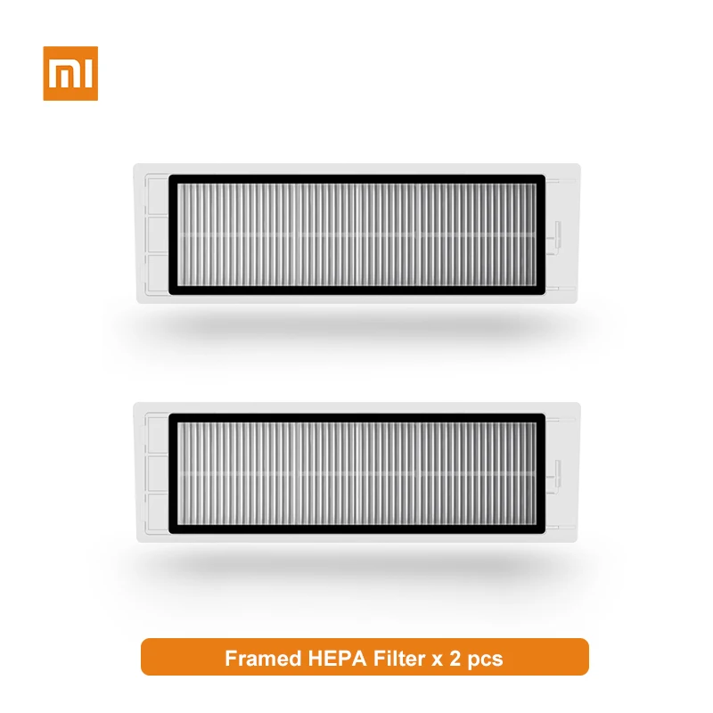 Xiaomi HEPA Filter Робот-пылесос Xiaomi Roborock S50 S51, 2 запасные части, боковые щетки, роликовая щетка, кучи, фильтр, тряпка для уборки пыли, коробка - Цвет: Xiaomi HEPA Filter