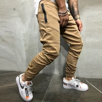 mens pants fashion hip hop tactical cargo trousers jogger splicing multi pocket harem male soild casual zipper sports sweatpants