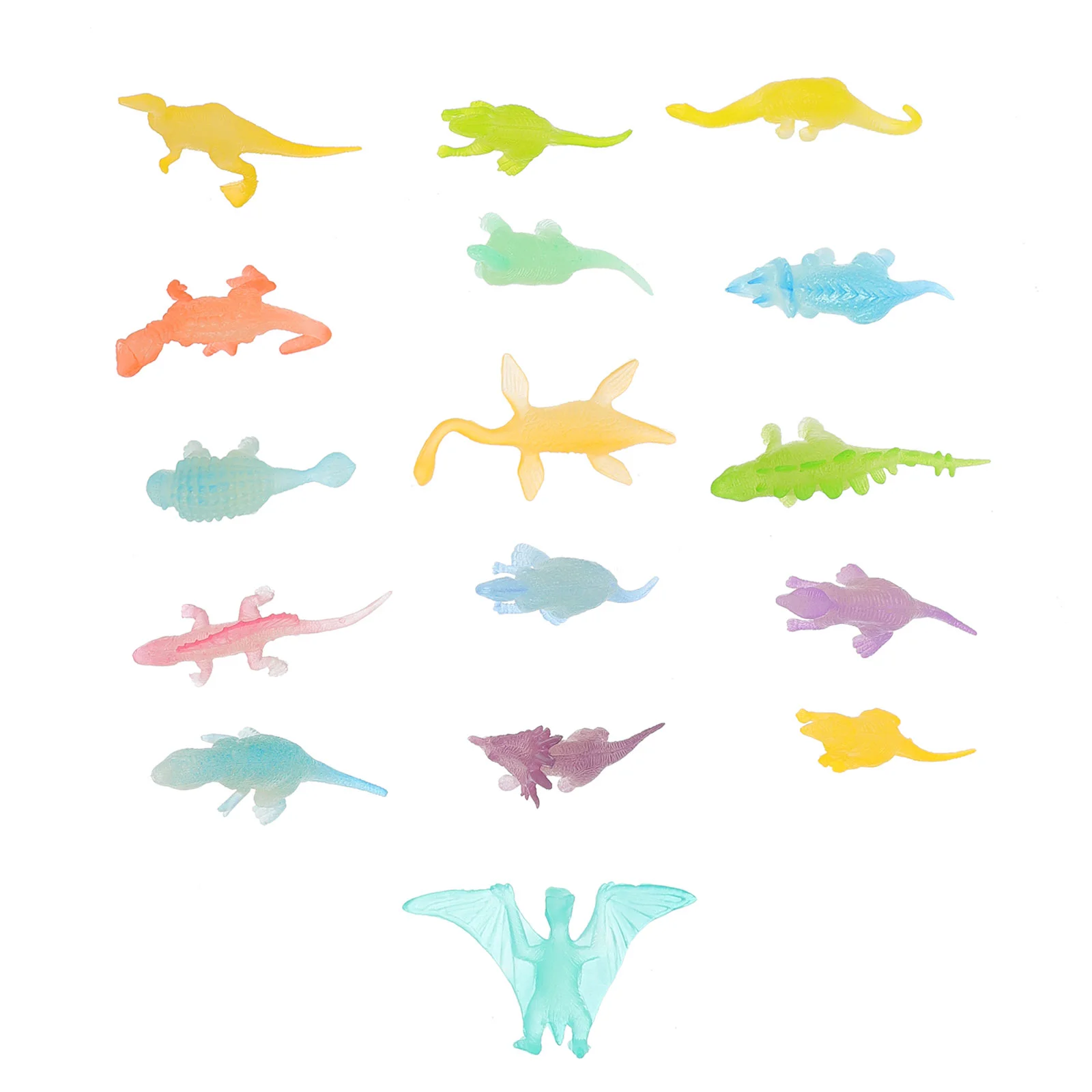 

16Pcs Luminous Animal Model Toys Funny Glowing Plaything for Children