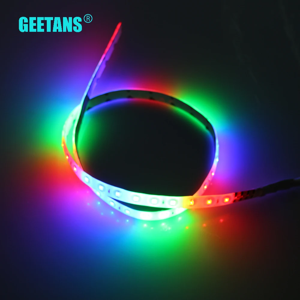 Geetans COB 1 шт. 30 см 60 светодиодный DRL автомобильный стробоскопический стробоскоп