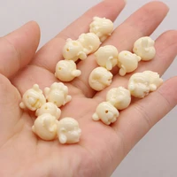 natural coral buddha shape spacer beads loose beads for jewelry making diy necklace bracelet earrings accessories suitable gift