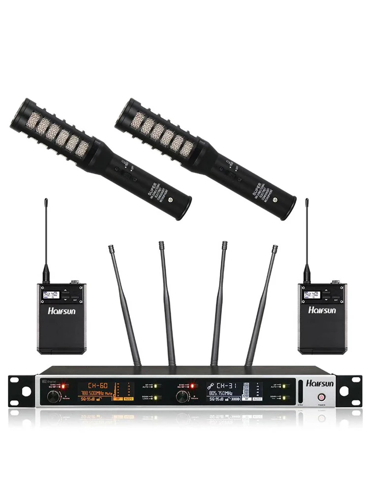 구매 하프선/섀도우 자이언트 컬러 체인징 스크린 무선 마이크, 트루 다이버시티 원, 투 프로페셔널 스테이지 퍼포먼스 코러스