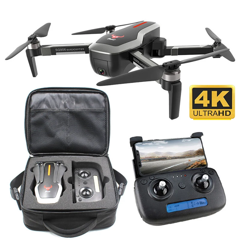 SG906 GPS Drone 4K с HD камерой Wi Fi FPV бесщеточный Квадрокоптер складной Профессиональный