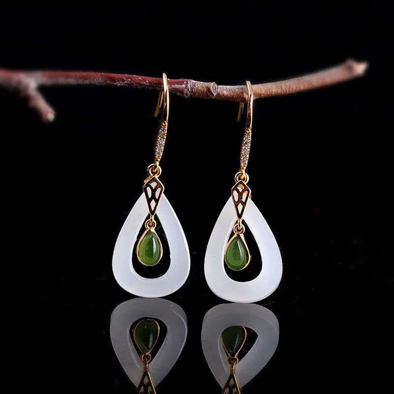 L &amp P 100% 925 пробы серебряные серьги для женщин Ретро стиль Круглые натуральные