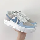 Женские кроссовки на вулканизированной подошве, белые кожаные кроссовки, повседневная спортивная обувь для скейтборда, модель 42, 2022