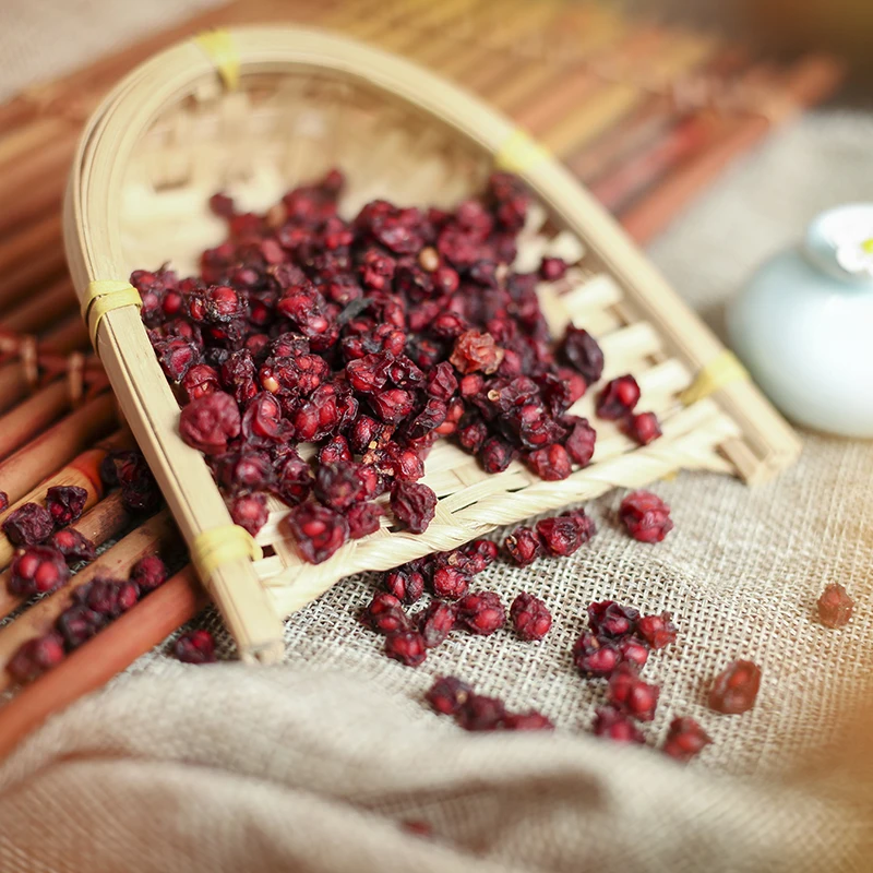 2020 Organic Wild Dried Schisandra Chinensis Wu Wei Zi Five Flavor Berry Herbs wuweizi herbal tea good for health care | Дом и сад