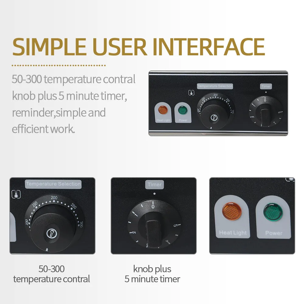 WantJoin Коммерческая электрическая французская для булочек вафель приготовления