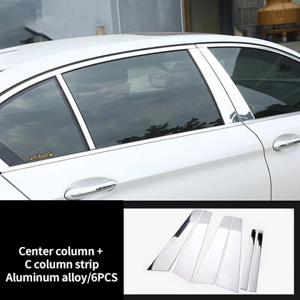 

Molding Trim For Bmw New 2018-2019 6pcs Enter Pillar And Strip Chrome 5 Series