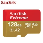 Sandisk карта памяти Micro SD, Класс A2, V30, U3, 64 ГБ, 32 ГБ, 128 ГБ