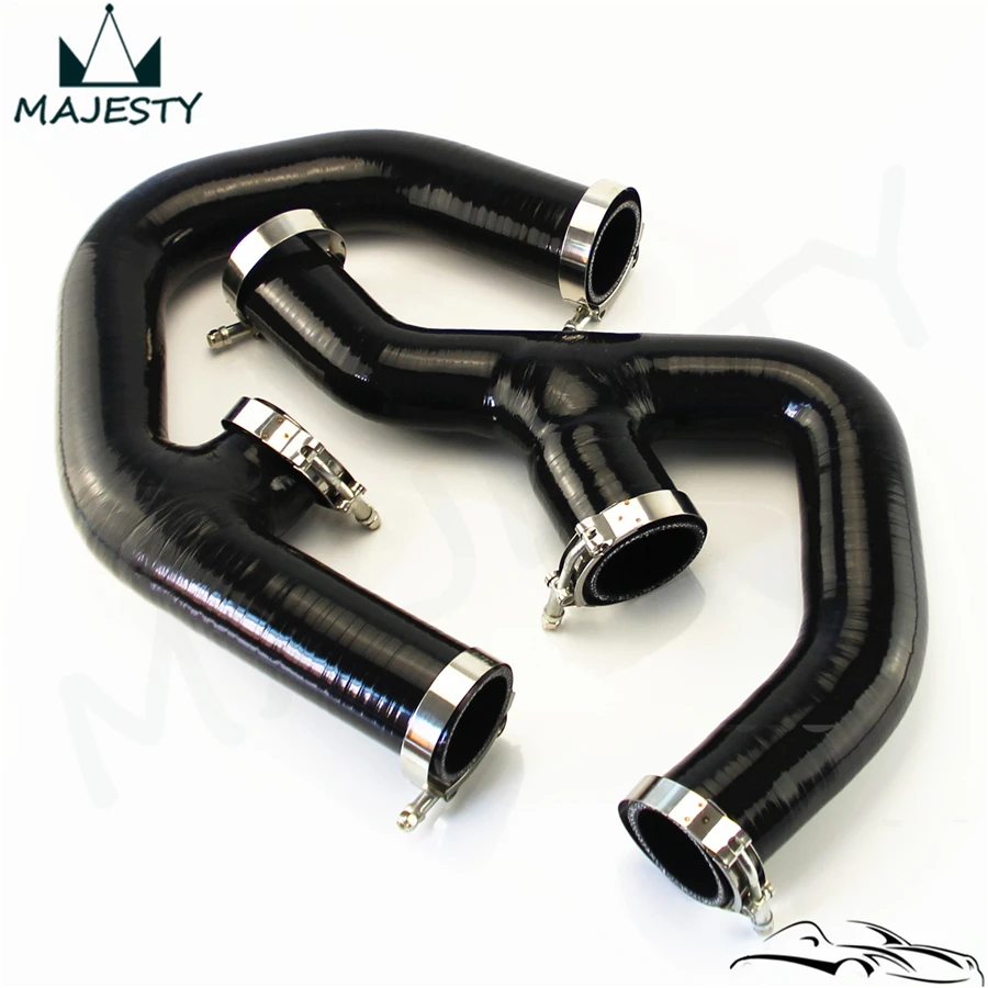 Комплект турбоохладителя для Volkswagen VW GOLF MK5 MK6 GTI FSI JETTA 2 0 T черный|intercooler kit|twin
