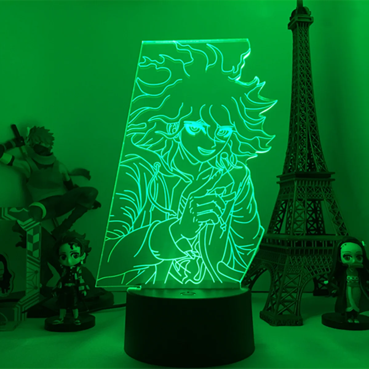 

Акриловый светодиодный ночсветильник Danganronpa V3 Nagito Komaeda, лампа для спальни, Декор, детский подарок, неоновая лампа с USB, детские подарки