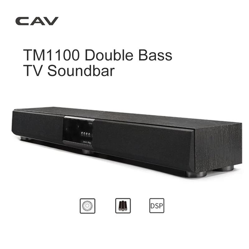 Саундбар для домашнего кинотеатра CAV TM1100 Bluetooth с сабвуфером акустической системы
