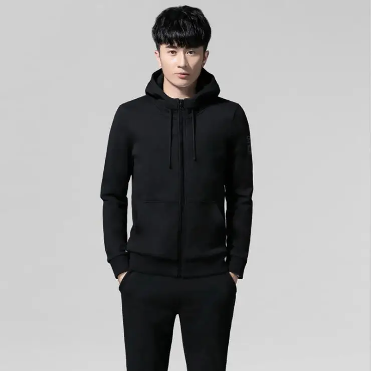 

ZNG 2020 New Men Fleece Jackets sets Hooded Coat Thermal Thick Outerwear Male Military Casual gothic Goth Men Jacket