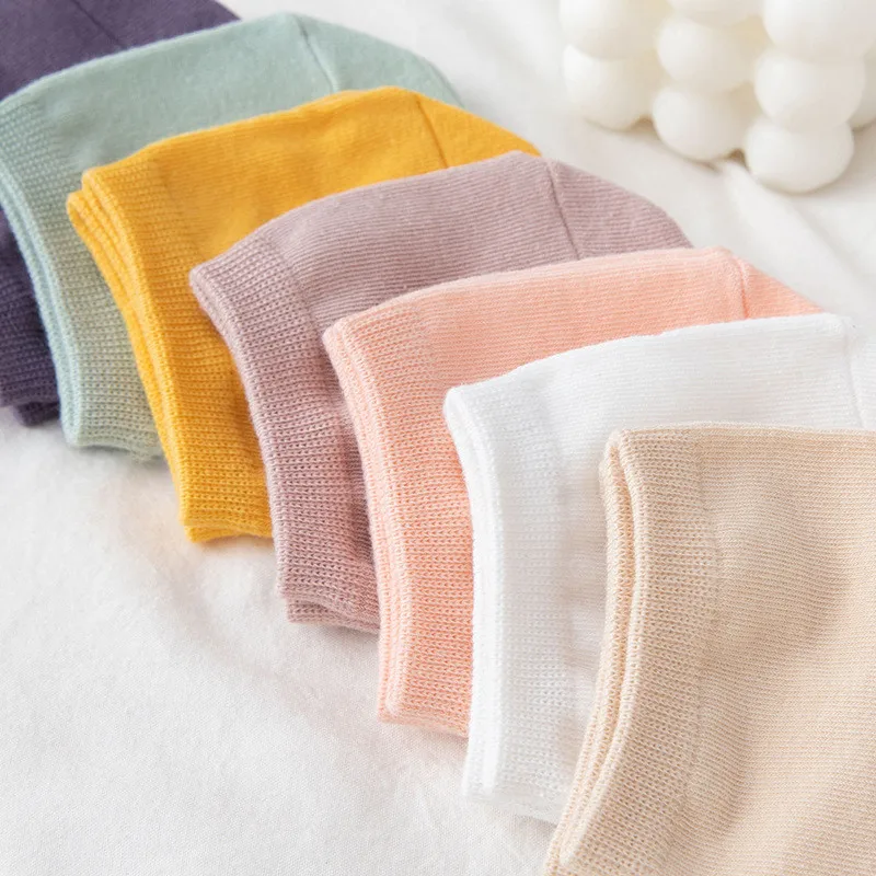 Женские носки на переднюю часть стопы невидимые хлопковые летние тонкие с