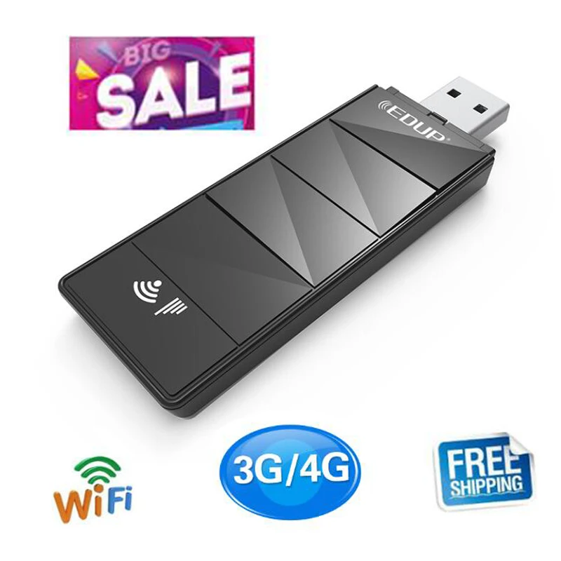 EDUP 150 Мбит/с 4G USB WiFi Dongle LTE Универсальный USB модем Поддержка 3G/4G Nano Sim карта Мобильный широкополосный для ПК телефон планшет и т. Д