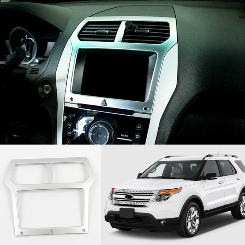 

Car Accessories for Ford Explorer 2011 2012 2013 2014 2015 Interior Matte Dashboard Console Navigation Panel Trim