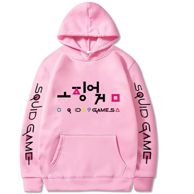

Men Women Hoodie Korean Squid Game Cosplay Costume Unisex Hoodies Casual Sweatshirts Autumn Fleece Girls Sportswear Pullovers