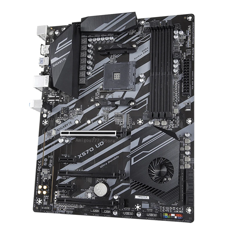Billig AM4 Gigabyte X570 UD Motherboard Unterstützung 2nd 3rd-Gen AMD Ryzen PCI-E 4,0 DDR4 4400MHz (O.C.)128GB Desktop AMD X570 Placa-Mãe AM4