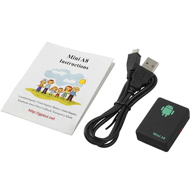 Мини GPS трекер водонепроницаемый Глобальный автомобиль A8 GSM/GPRS автомобильный для