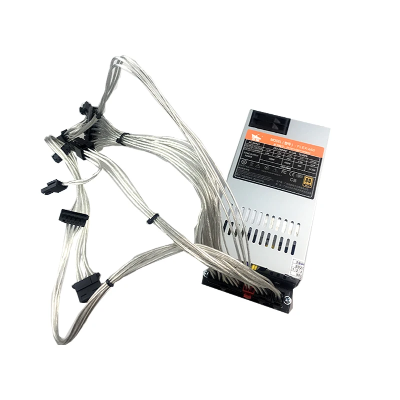110 В 220 в 550 Вт Новый PSU ITX FLEX NAS маленький 1U K39 K35 S3 M41M24 источник питания 650|Блоки для