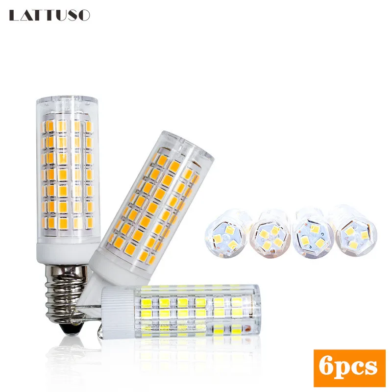 

6pcs/lot LED Bulb E14 G4 G9 3W 5W 7W 9W LED Lamp AC 220V LED Corn Bulb SMD2835 360 Beam Angle Replace Halogen Chandelier Lights